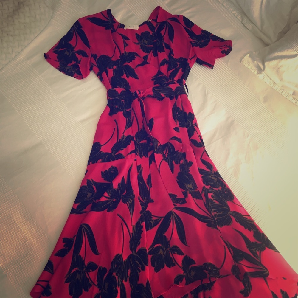 A.L.C. Floral wrap dress, size 10